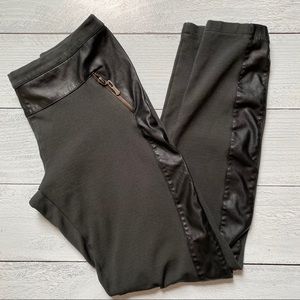 Alberto Makali faux leather stripe pants 8